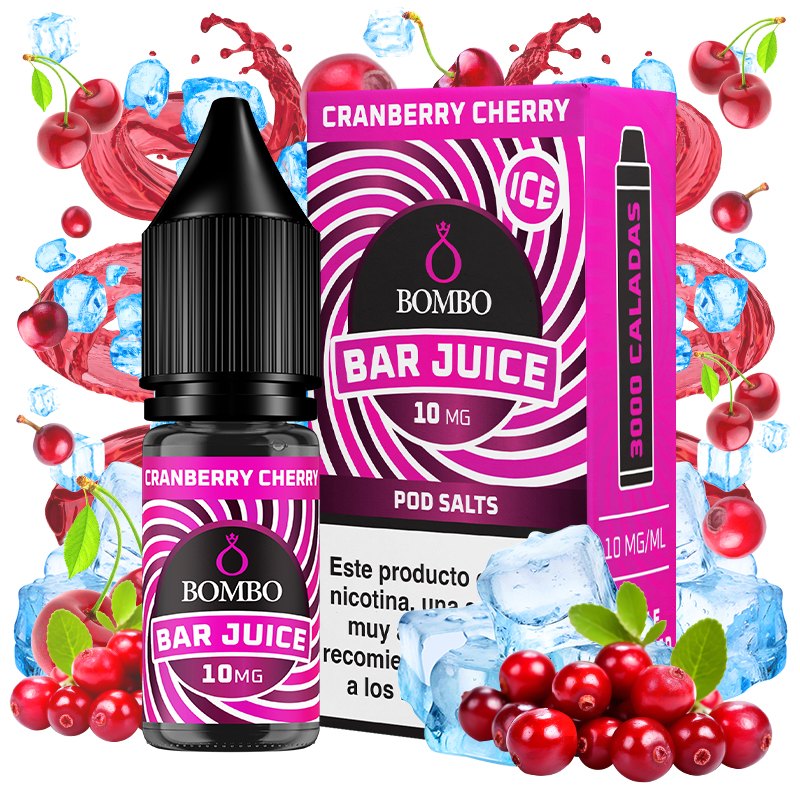 Bombo Cranberry Cherry 10ml - Bombo Bar Juice