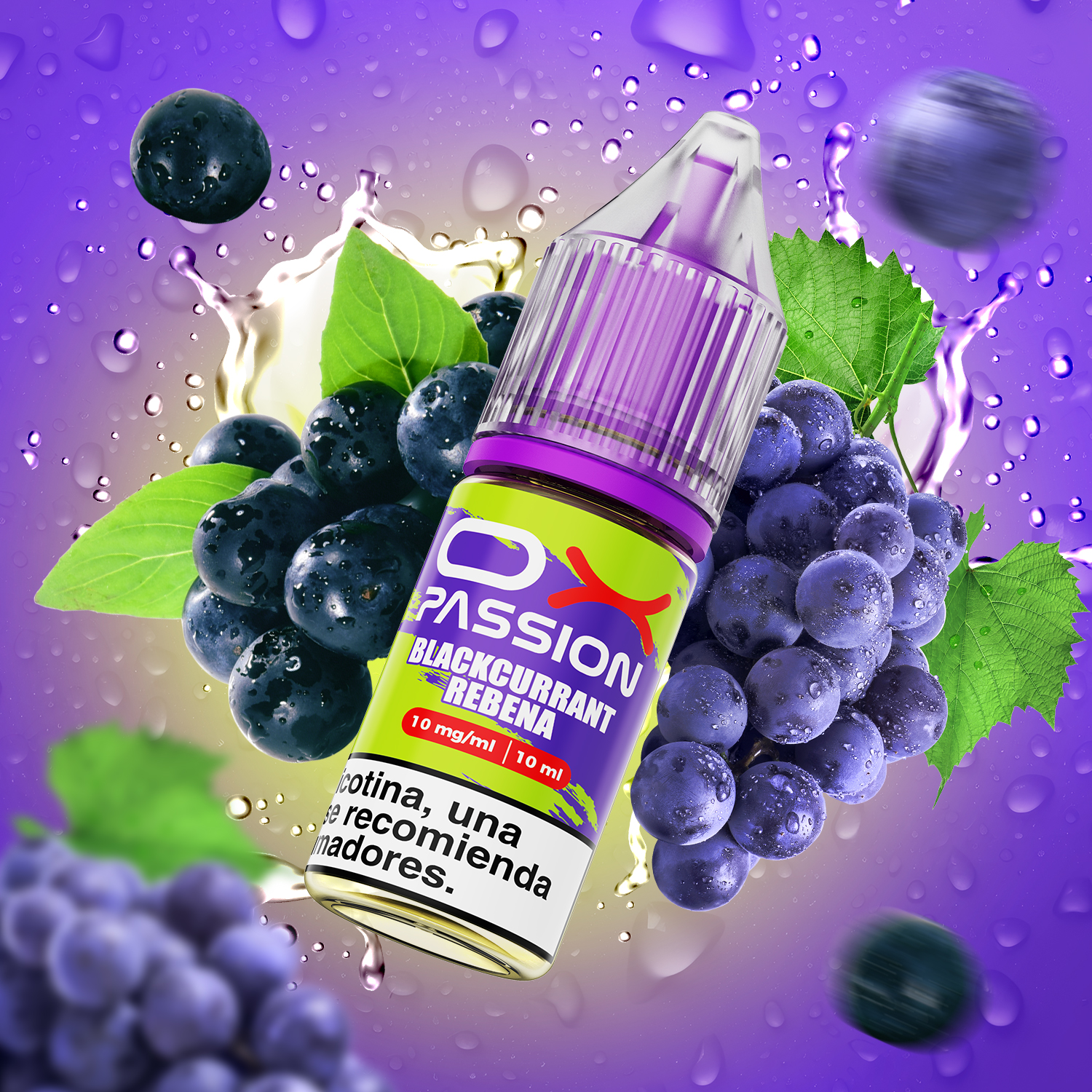 Ox Passion Oxva Ox Passion Salts Blackcurrant Rebena 10ml