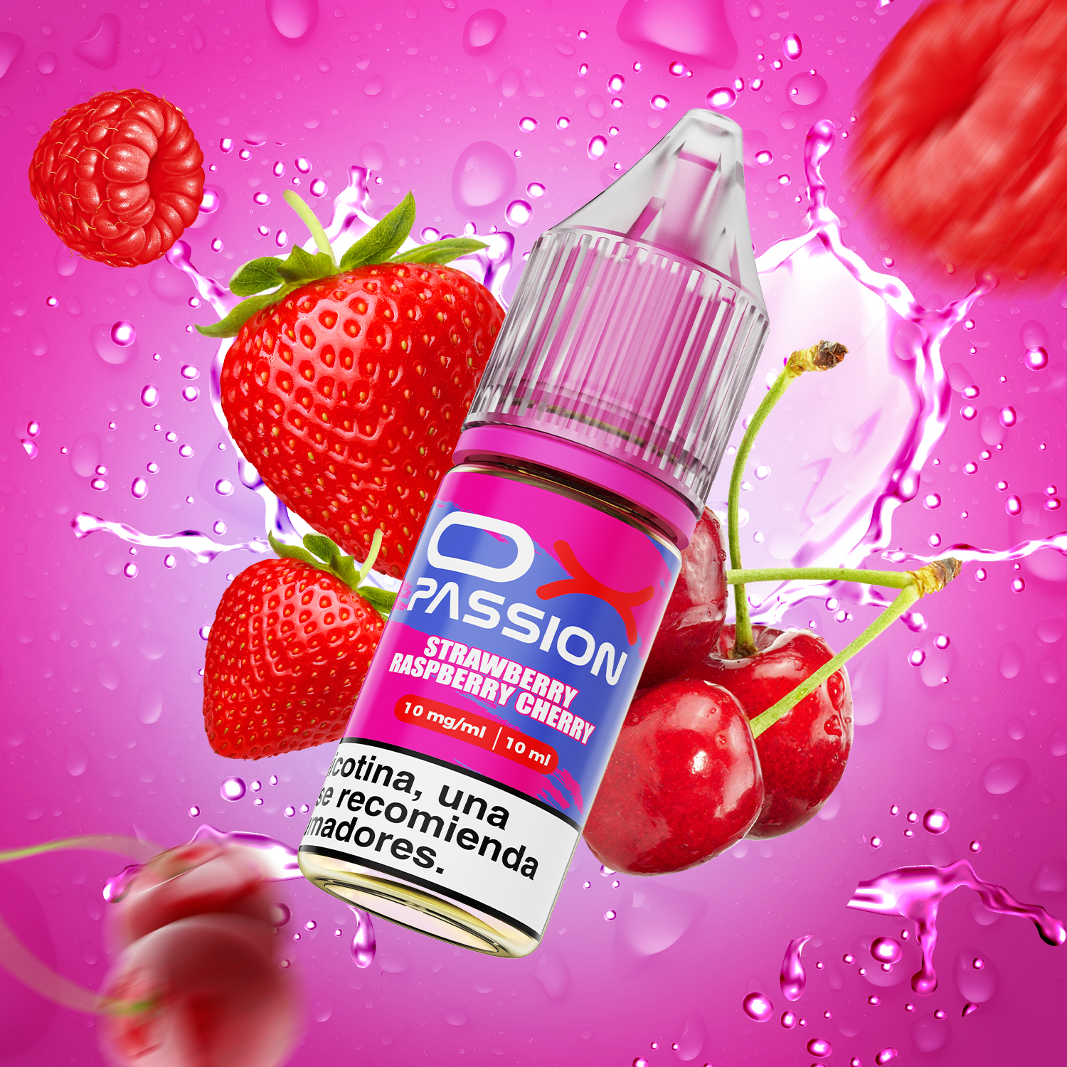 Ox Passion Oxva Ox Passion Salts Strawberry Raspberry Cherry 10ml
