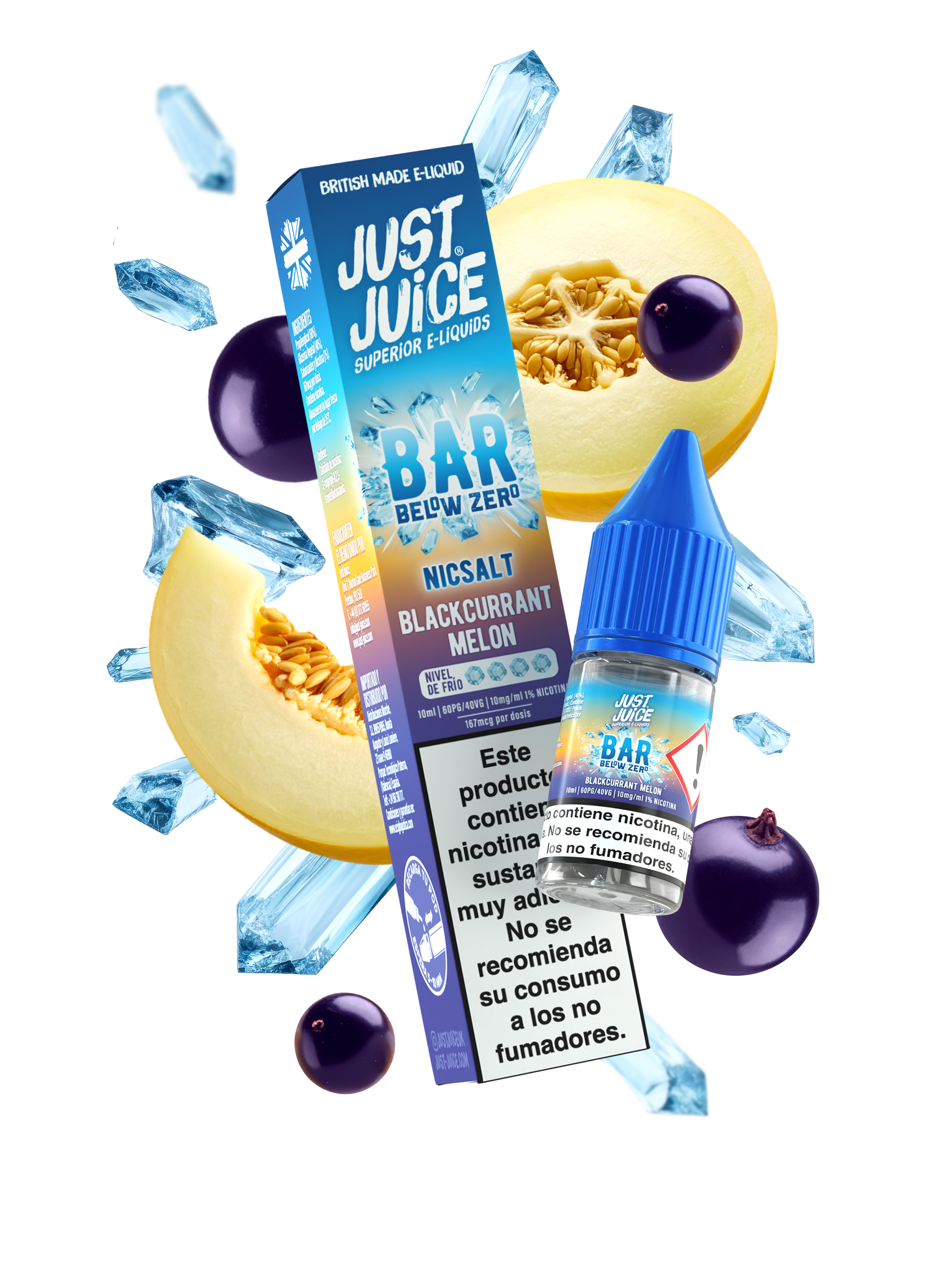 Just Juice Just Juice Below Zero Salts Blackcurrant Melon 10ml