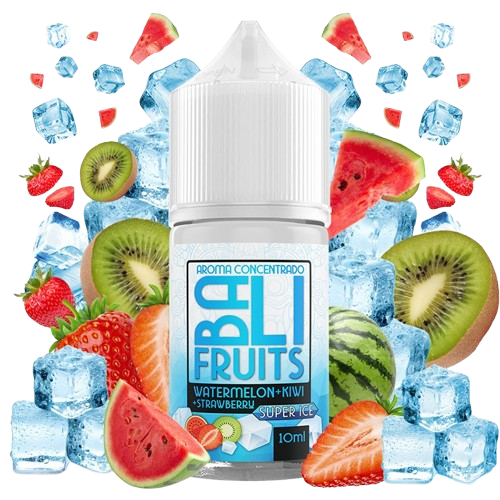 King Crest Aroma Watermelon Kiwi Strawberry Super Ice 10ml/30 (Longfill) - Bali Fruits by Kings Crest