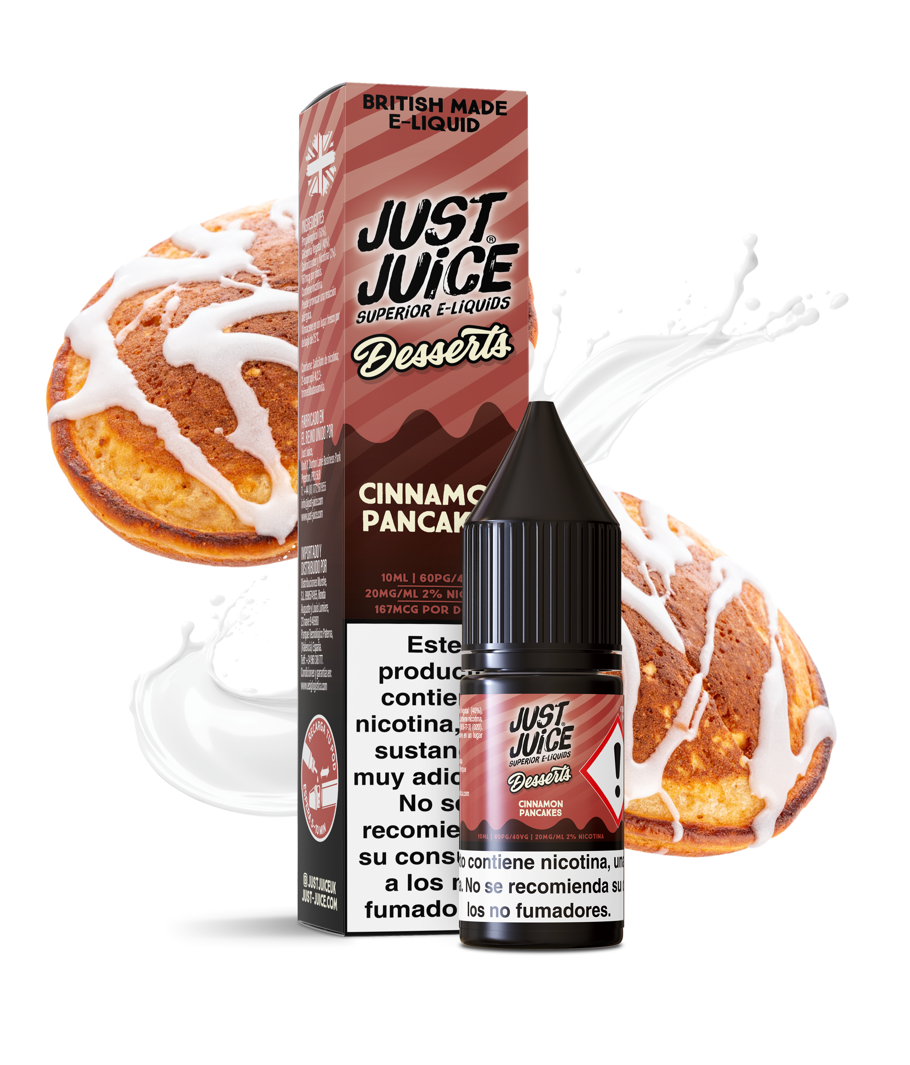 Just Juice Desserts Salts Cinnamon Pancakes 10ml