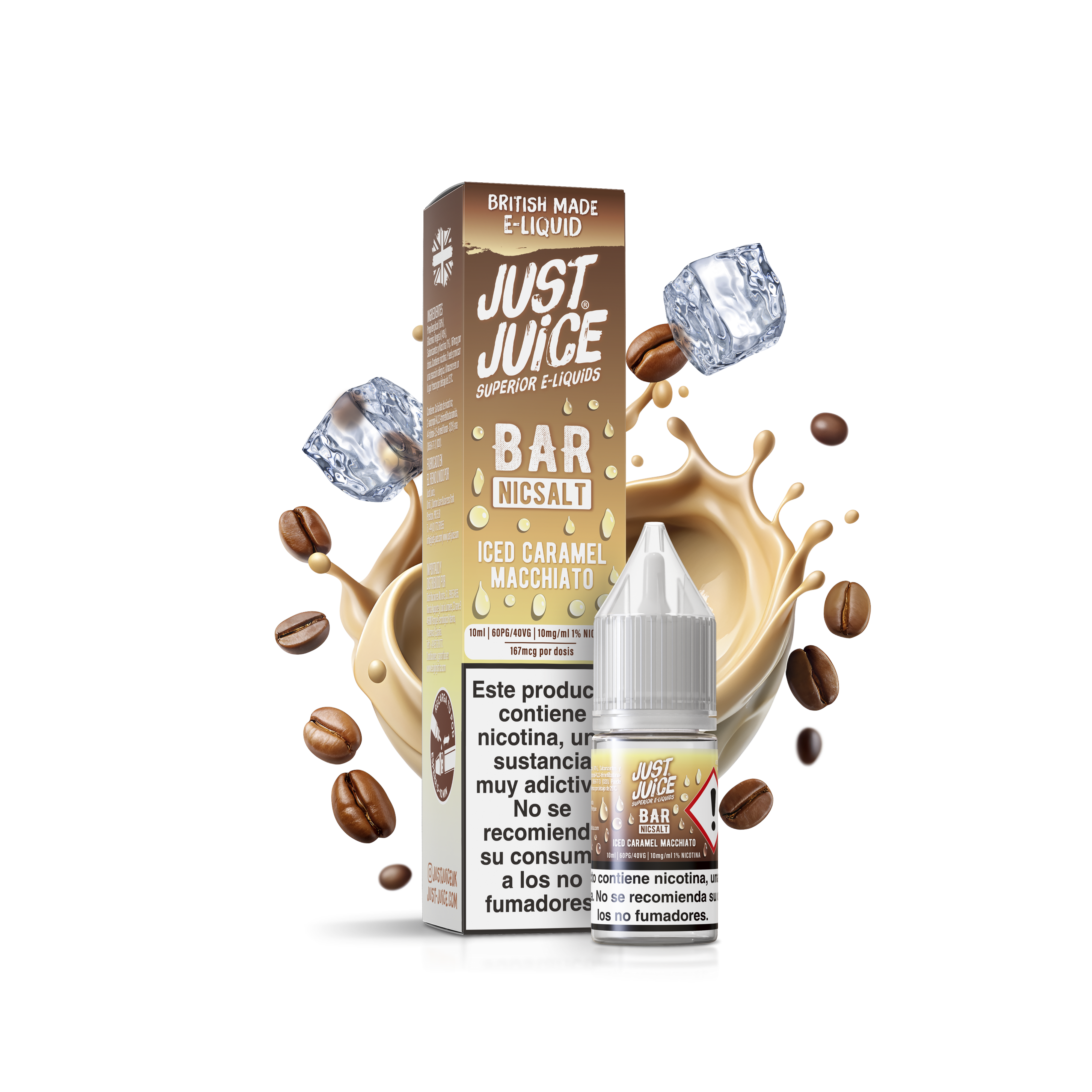 Just Juice Bar Salts Iced Caramel Macchiato 10ml