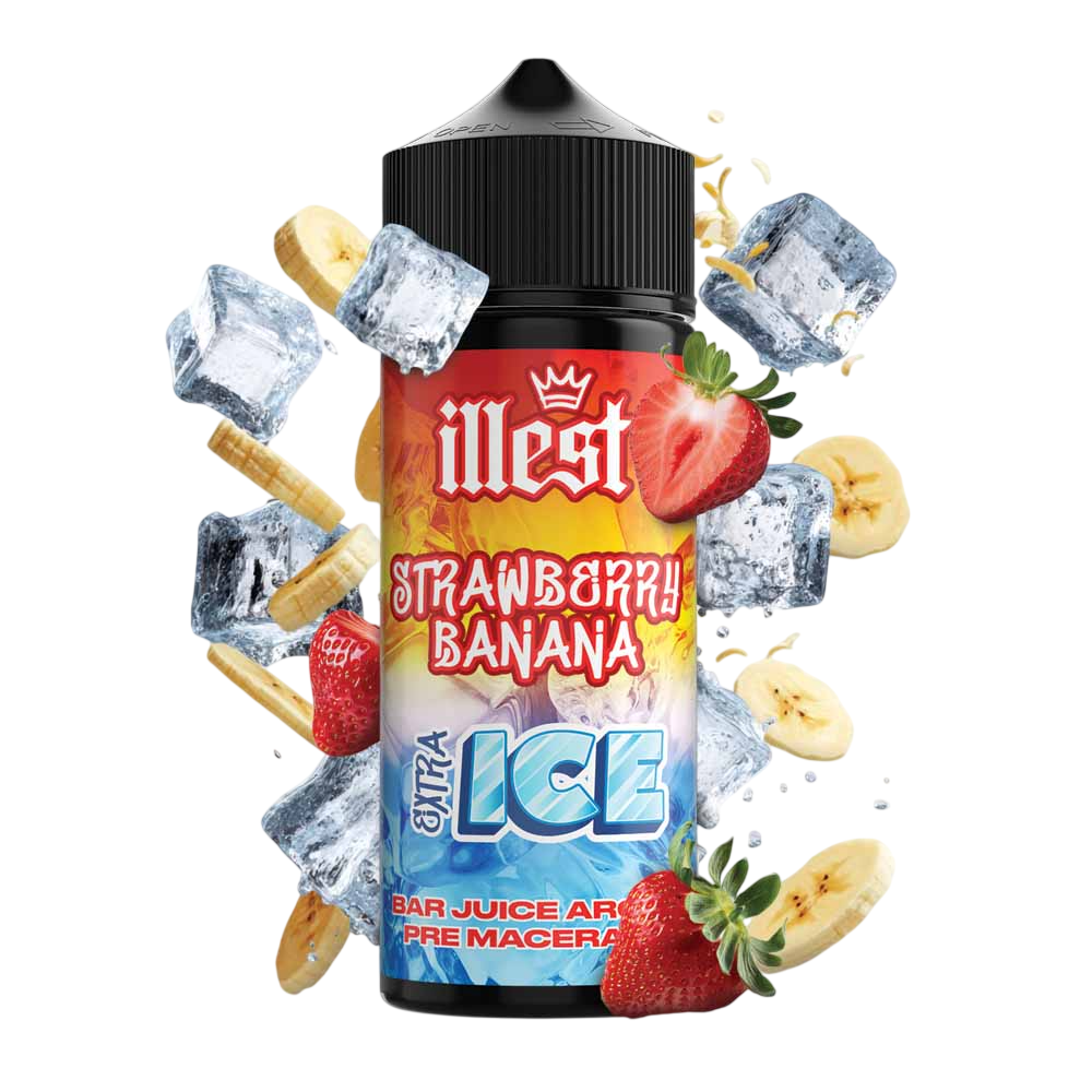 Illest Illest XTRA Ice Longfill Strawberry Banana Ice 20/120