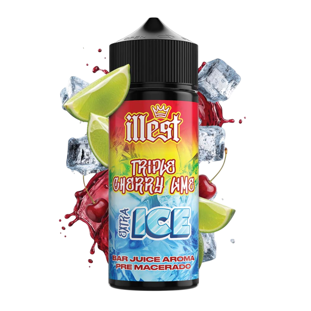 Illest Illest XTRA Ice Longfill Triple Cherry Lime Ice 20/120