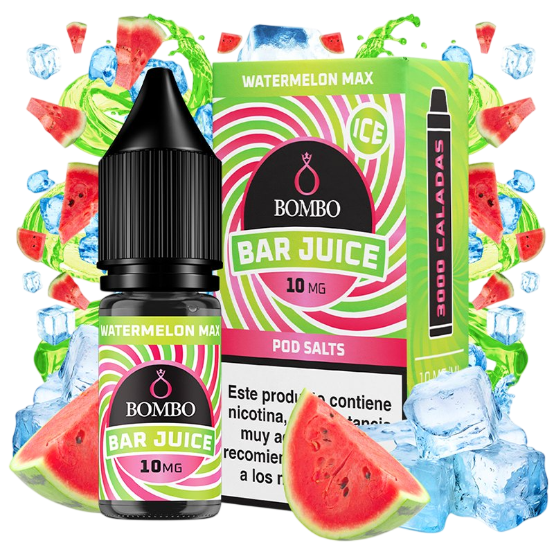 Bombo Watermelon Max Ice 10ml - Bombo Bar Juice